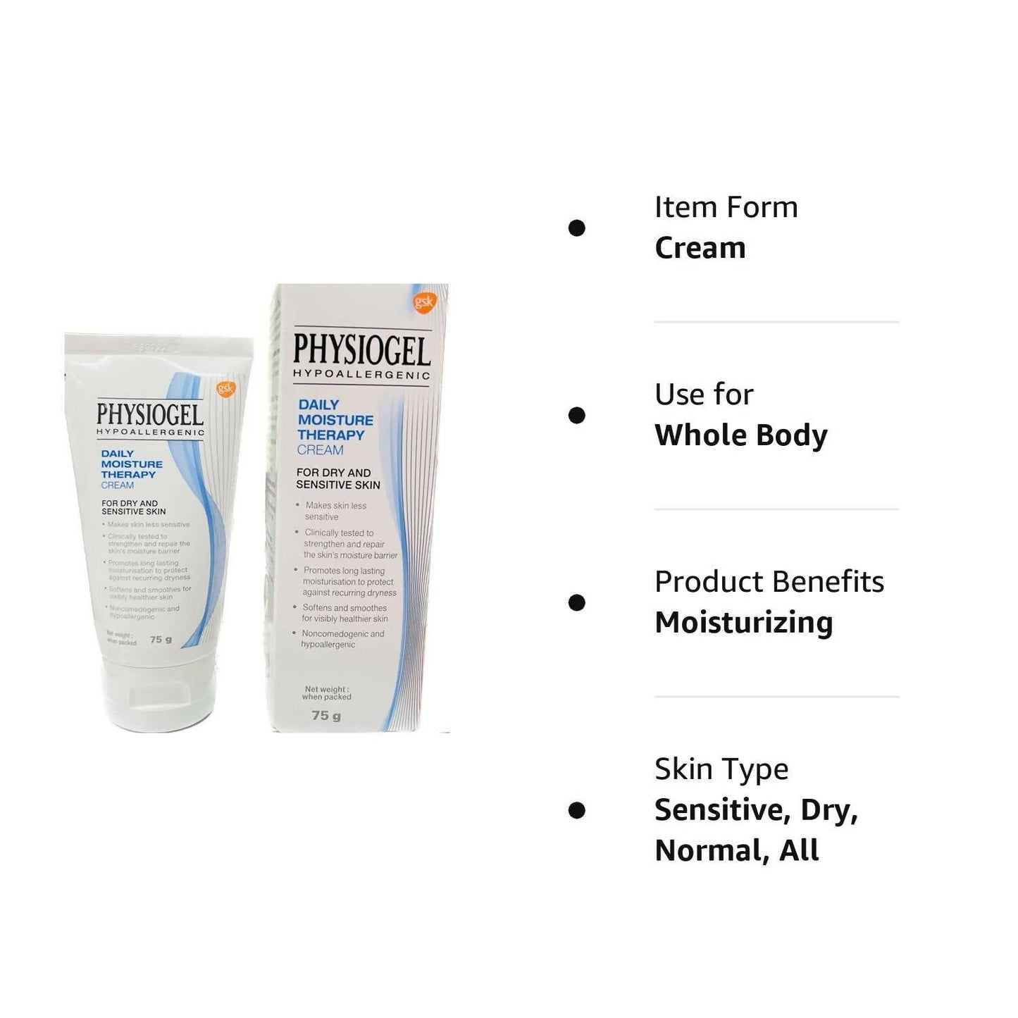 Physiogel Hypoallergenic Daily Moisture Therapy Cream - Indyancart