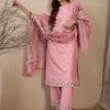 Dhiyona IE Women Floral Embroidered Regular Thread Work Linen Kurta with Trousers & With Dupatta