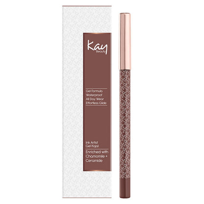Kay Beauty by Katrina Kaif bronze gel eye pencil, a smooth eyeliner with a rich metallic finish for defining eyes.