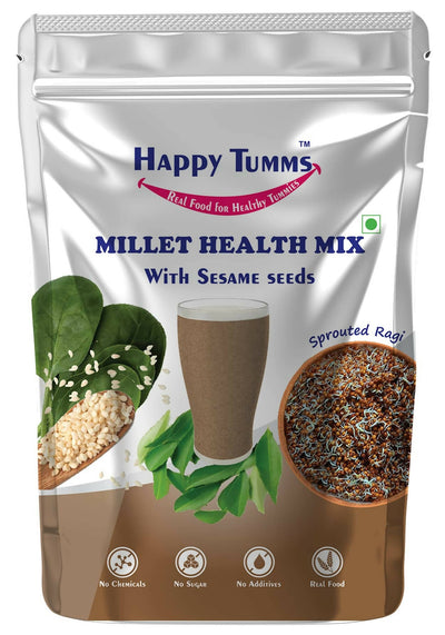TummyFriendly Foods Organic Millet Health Mix With Sesame Seeds and Curry Leaves