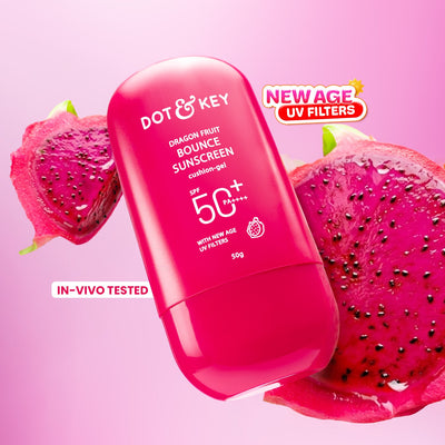 Dragon Fruit Bounce Sunscreen SPF 50+ PA++++ With New-Age UV Filters
