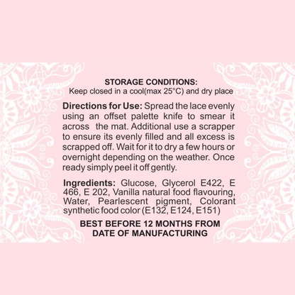 Confect Pure Peach | Edible Lace