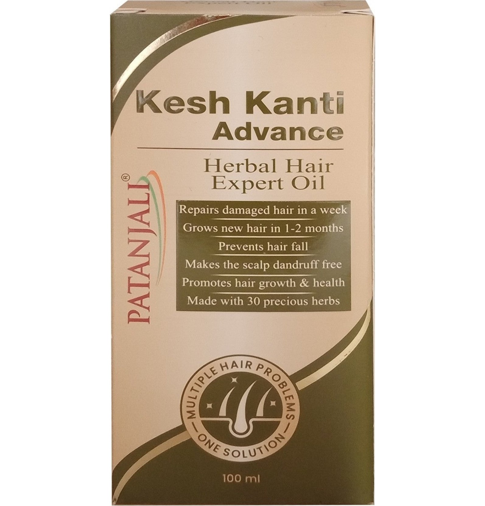 Patanjali Kesh Kanti Advanced Herbal Hair Expert Oil - Indyancart