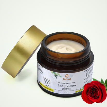 Tatsat Shata Dhauta Ghrita -100 Times Washed Desi Cow鈥檚 A2 Ghee - Indyancart