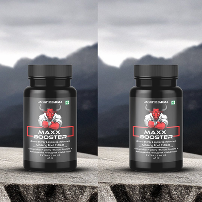 Jagat Pharma Maxx Booster- 60 Capsule Muscle Mass Gainer and Stamina Booster