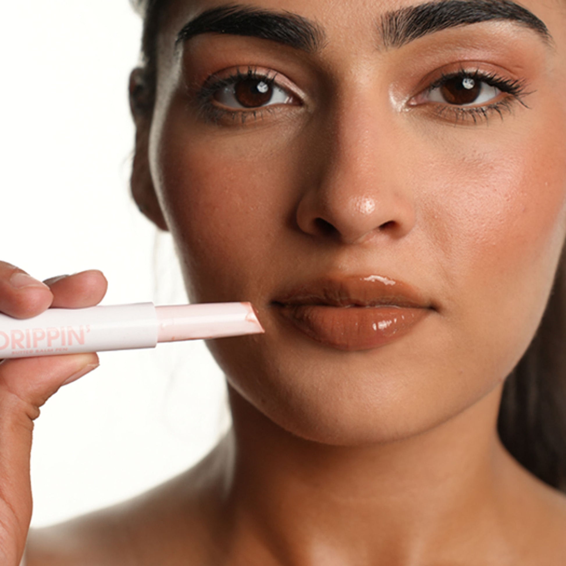 Flossy Cosmetics Tinted Lip Balm with Shea Butter & Jojoba Oil Brightens, Moisturizes Dry Lips - Mud