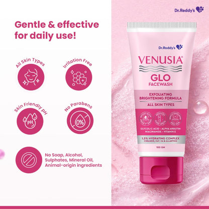 Venusia Glo Facewash With Brightening Formula