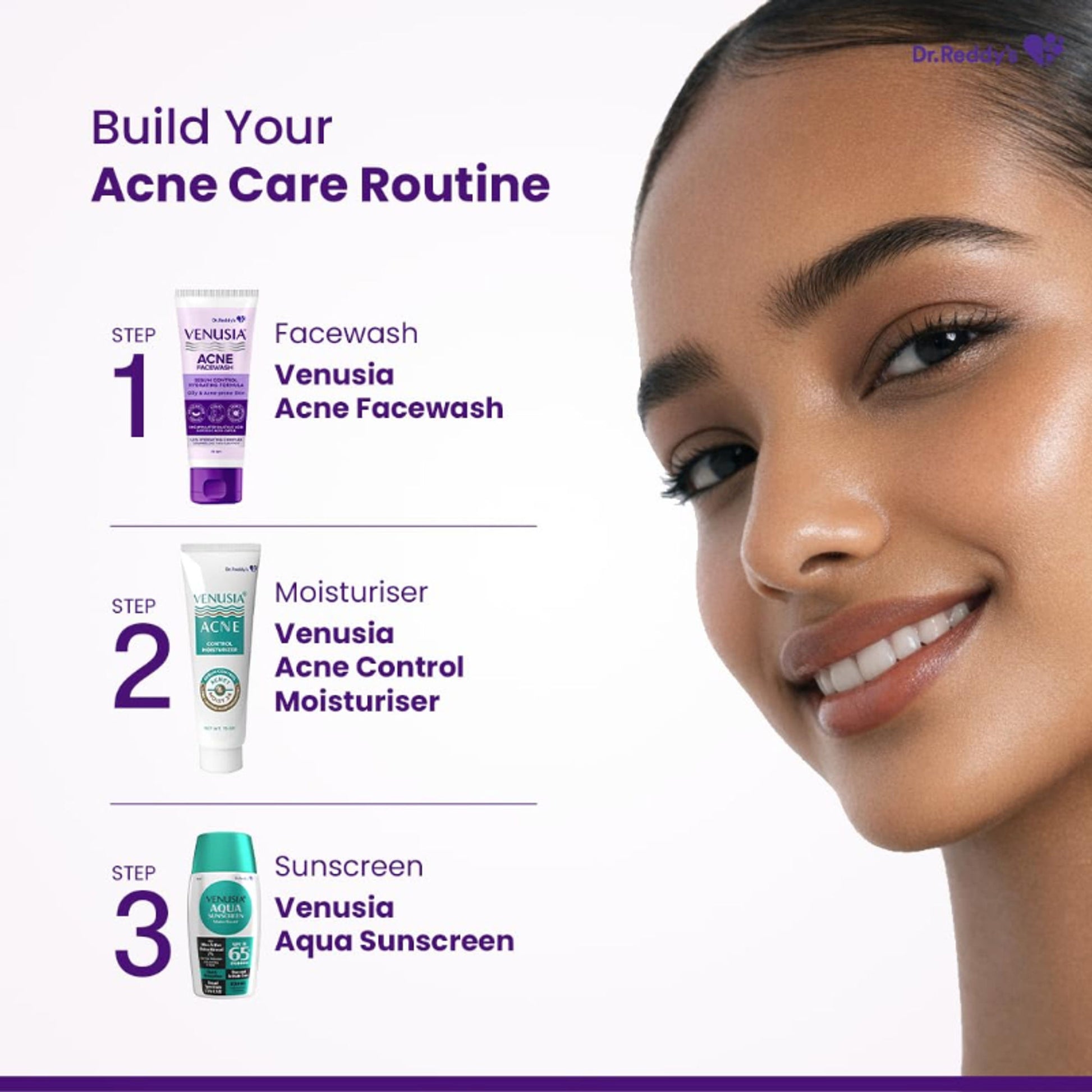 Venusia Acne Facewash With Sebum Control & Hydrating Formula