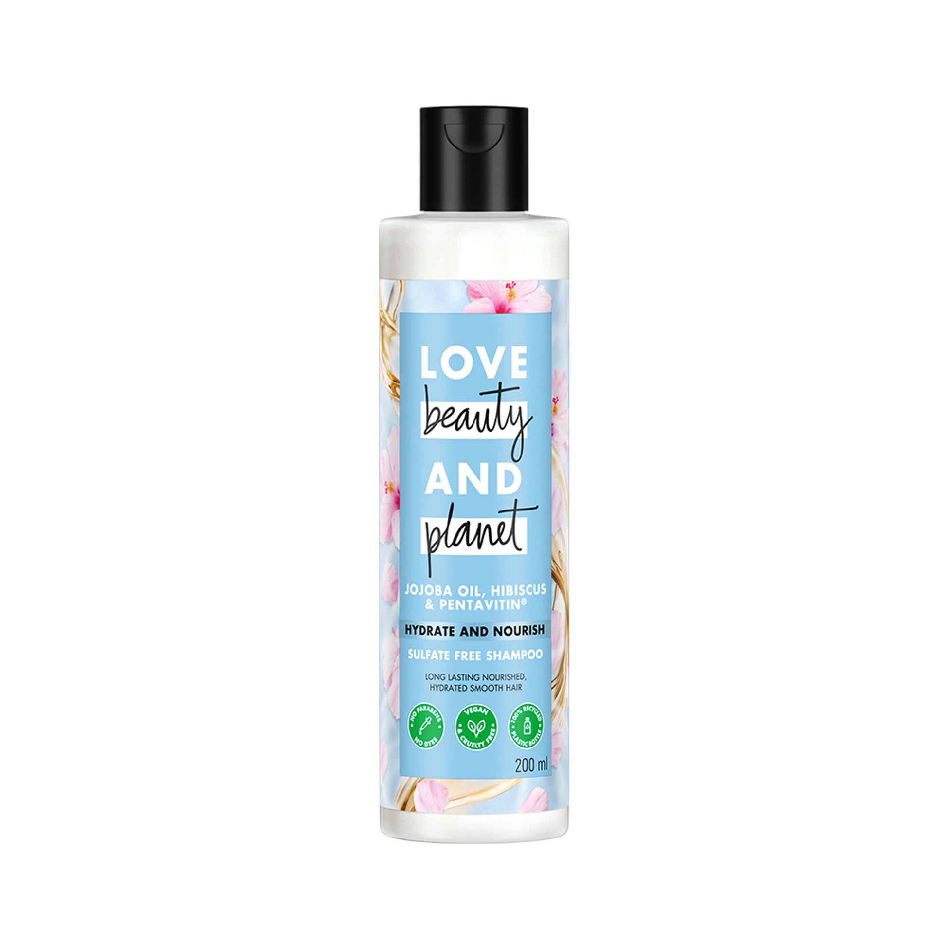 Love Beauty & Planet Jojoba Oil , Hibiscus & Pentavitin Hydrate & Nourish Shampoo
