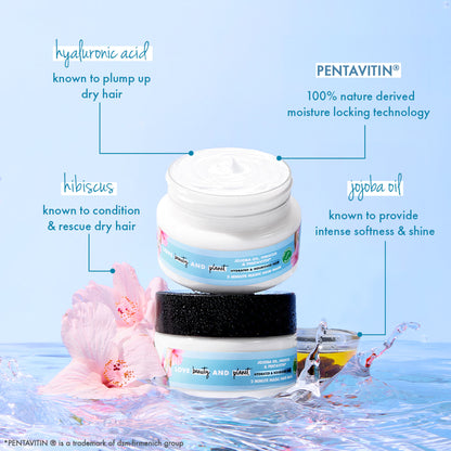 Love Beauty & Planet Jojoba Oil , Hibiscus & Pentavitin Hydrate & Nourish Hair Mask