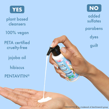 Love Beauty & Planet Jojoba Oil , Hibiscus & Pentavitin Deep Conditioning Leave - In Treatment