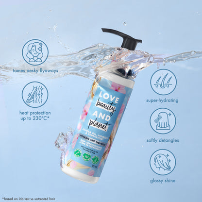 Love Beauty & Planet Jojoba Oil , Hibiscus & Pentavitin Deep Conditioning Leave - In Treatment