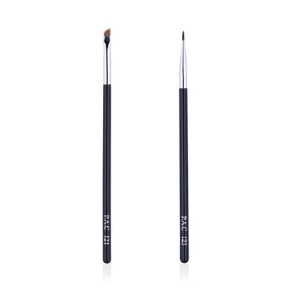 PAC Eyeliner Brush Combo - 121 & 123