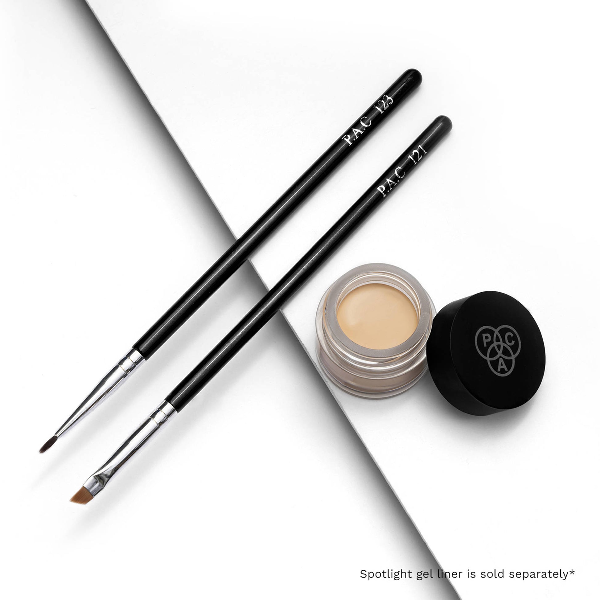 PAC Eyeliner Brush Combo - 121 & 123