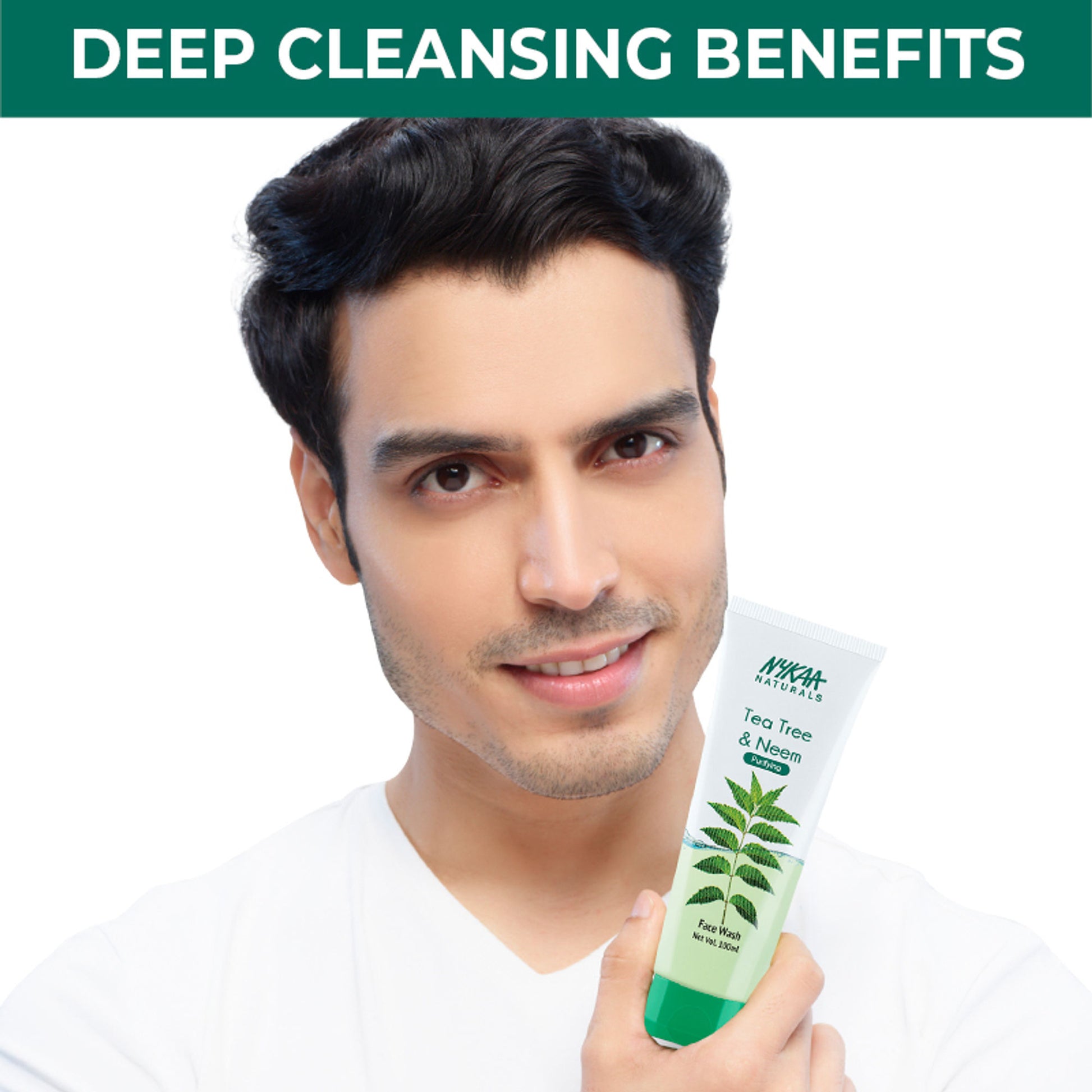 Nykaa Anti-Acne Face Wash With Salicylic Acid, Tea Tree & Neem - For Oily & Acne Prone Skin - Tea Tree Neem