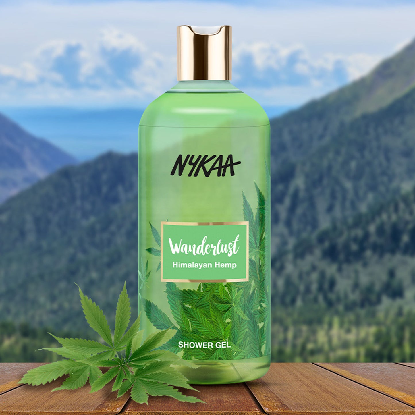 Nykaa Wanderlust Perfume Body Wash - Hydraing & Cleansing - Himalayan Hemp