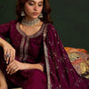 Dhiyona IE Women Floral Embroidered Regular Kurta with Trousers & With Dupatta