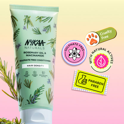 Nykaa Hair Rosemary & Niacinamide Hair Sulphate Free Conditioner For Healthy Hair Growth