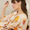 Dhiyona IE Printed V-Neck Tunic With Trousers Co-Ords