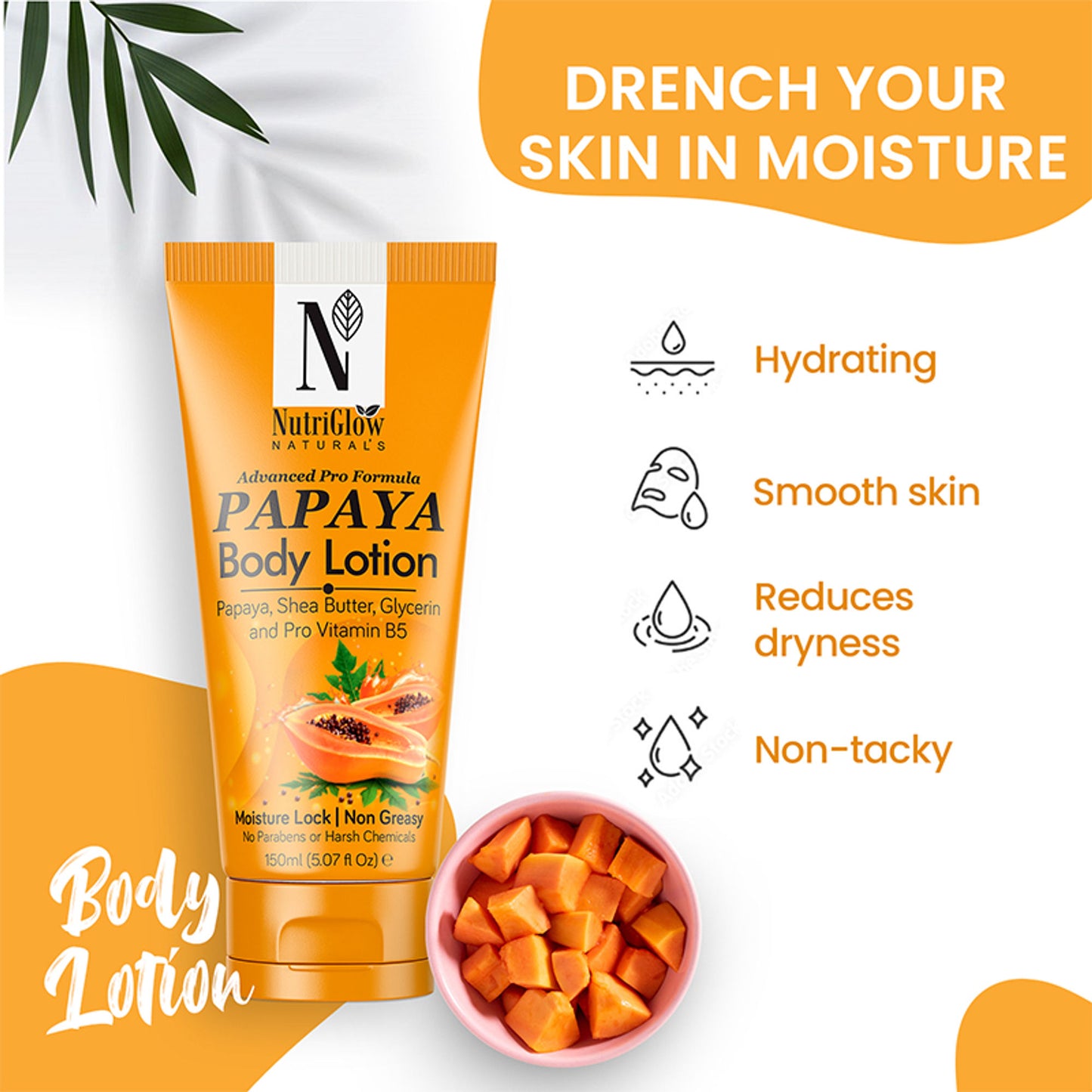 NutriGlow Natural's Advanced Pro Formula Papaya Body Lotion