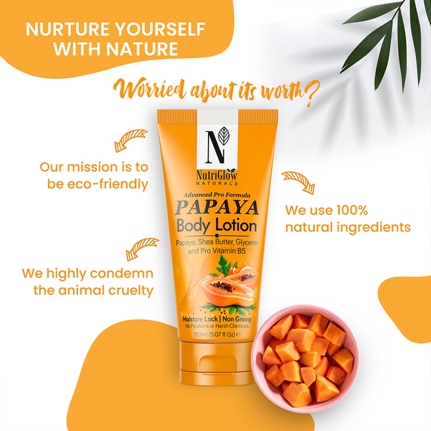 NutriGlow Natural's Advanced Pro Formula Papaya Body Lotion