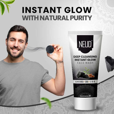 Neud Deep Cleansing Instant Glow Face Wash For Men And Women