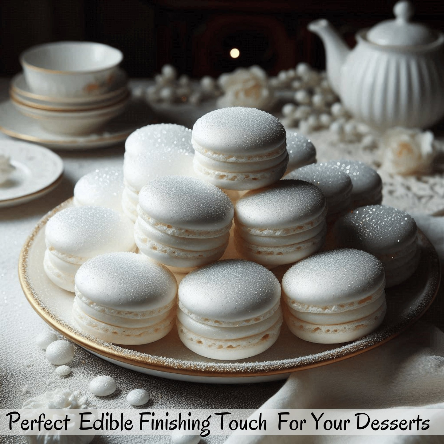 Confect Crystal White | Edible Luster Dust