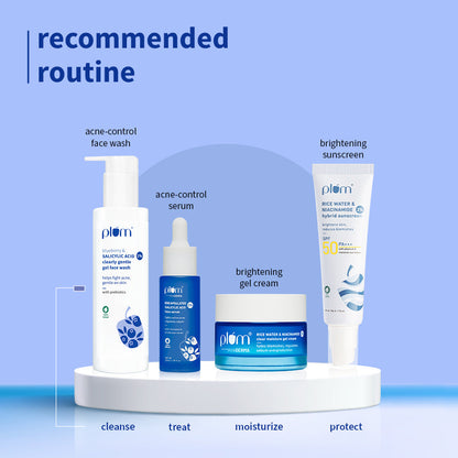 1% Salicylic Acid Clearly Gentle Gel Face Wash For Acne-Prone Skin