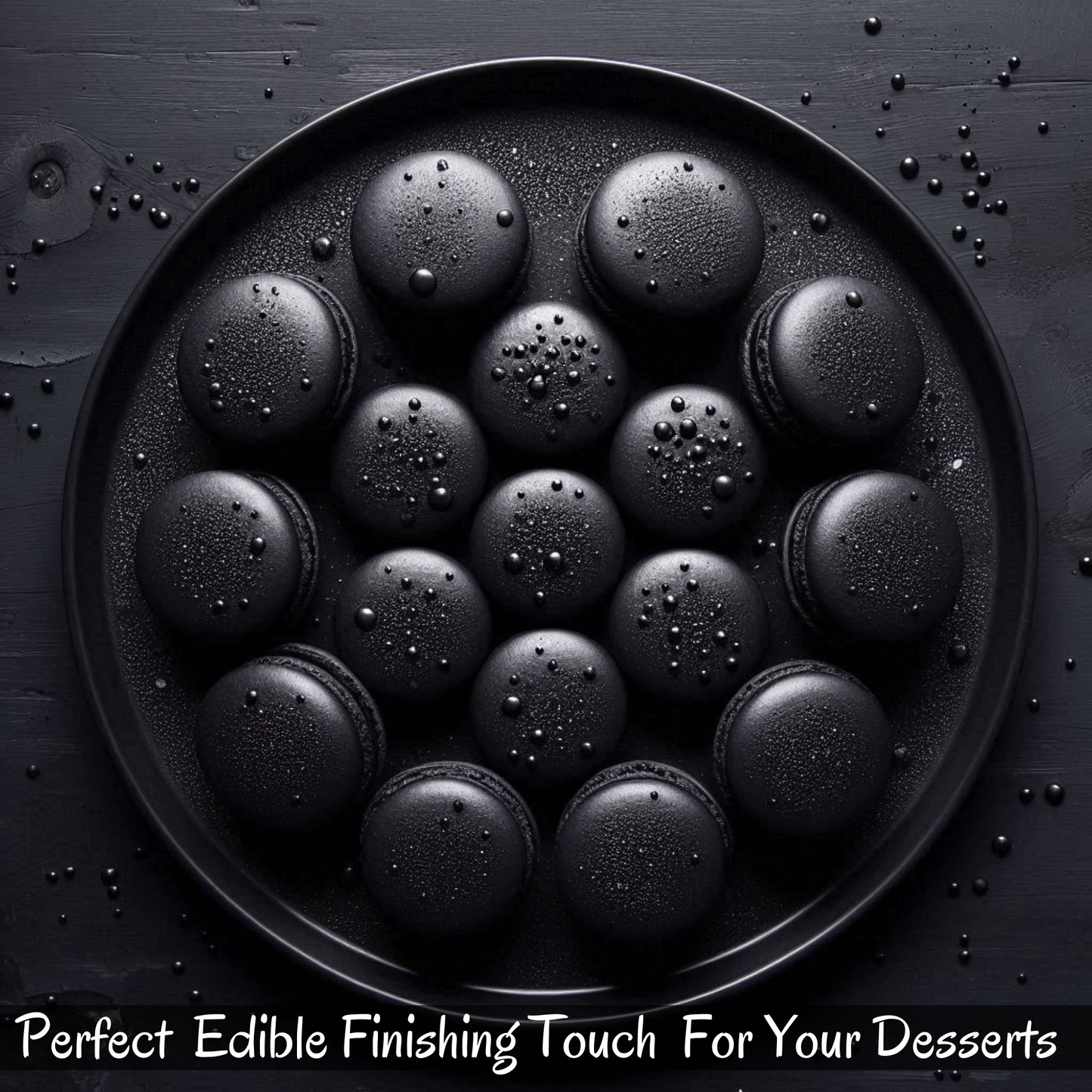 Confect Tulip Black | Edible Luster Dust