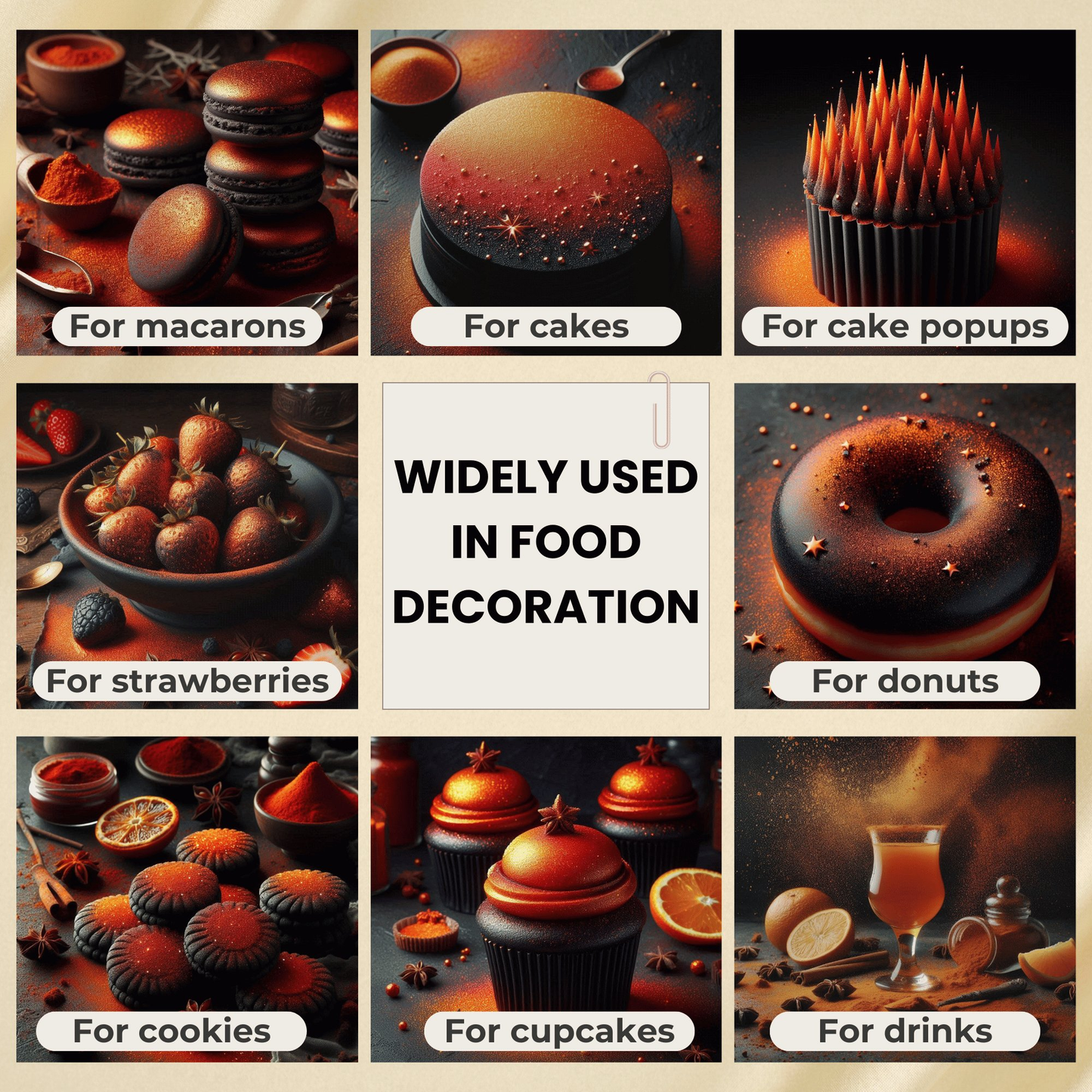 Confect Chestnut Bronze | Edible Luster Dust