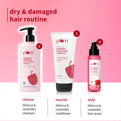 Hibiscus & Ceramides Shampoo for Dry & Damaged Hair