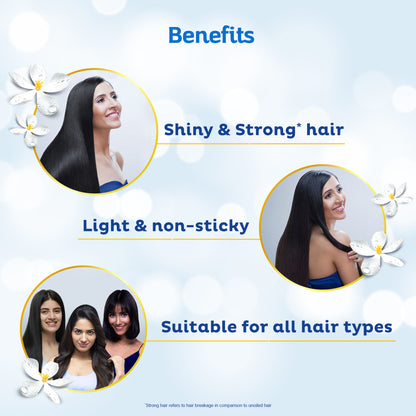 Parachute Advansed Jasmine Gold Coconut Hair Oil, Vitamin-E, Super Shiny Hair, Non-sticky