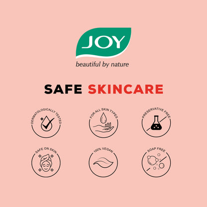 Joy Oil Control Strawberry Face & Body Scrub with Vitamin C for Oily Skin - Blackhead Removal