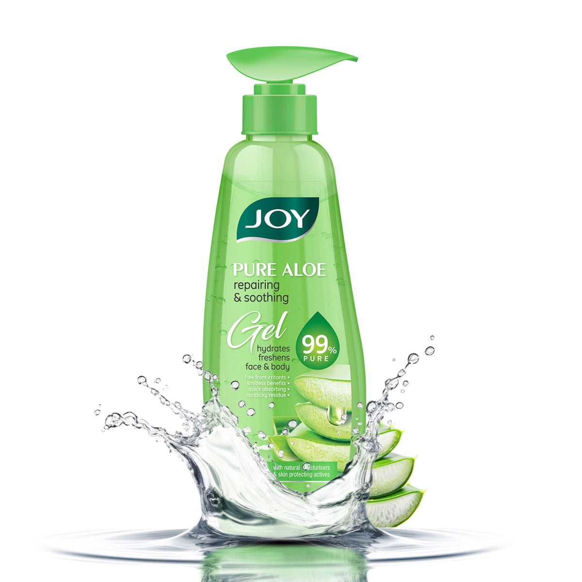 Joy 99% Pure Aloe Vera Gel For Face & Body For Repairing & Soothing Skin For All Day Freshness
