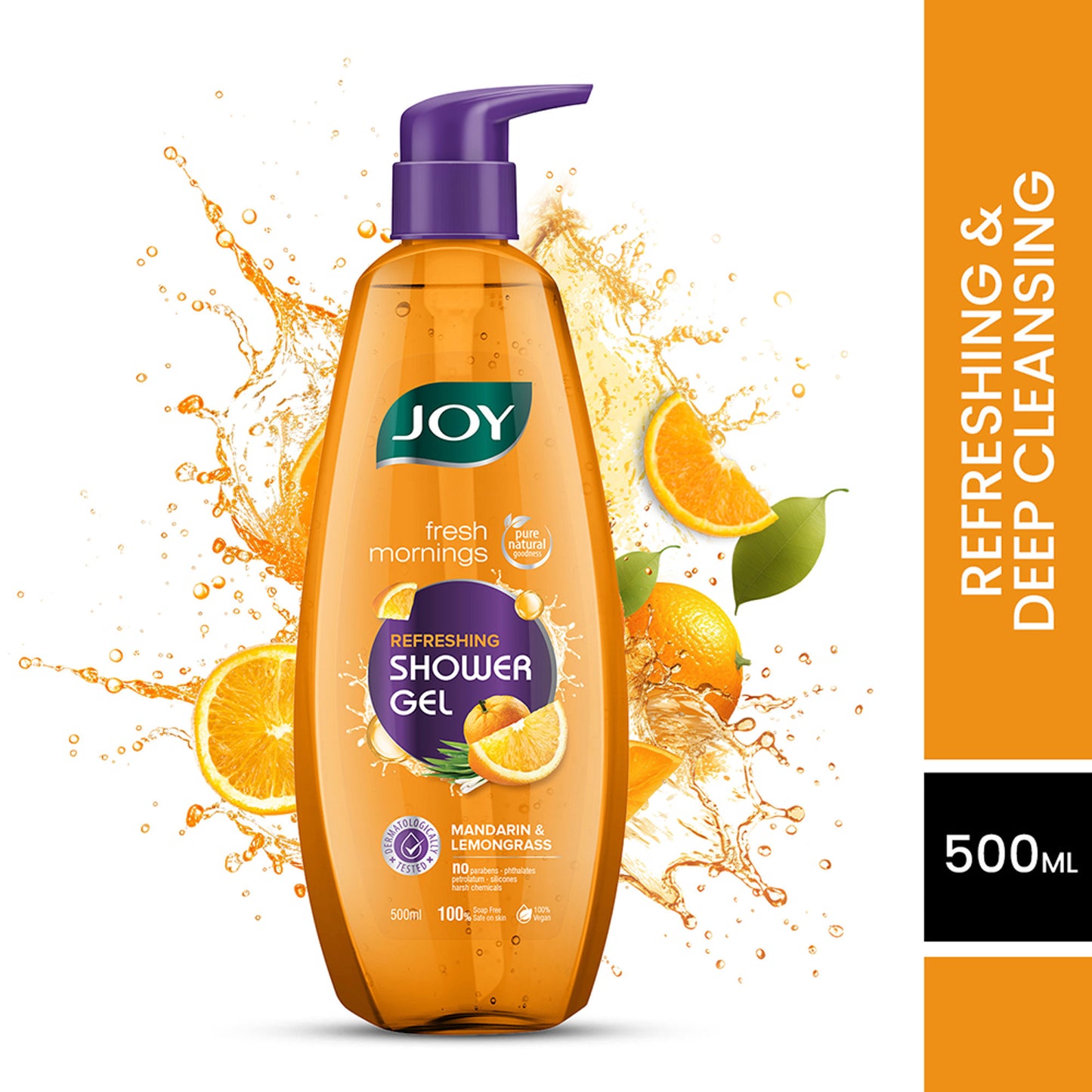 Joy Fresh Morning Refreshing Shower Gel Mandarin & Lemongrass
