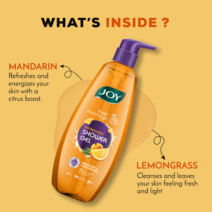Joy Fresh Morning Refreshing Shower Gel Mandarin & Lemongrass