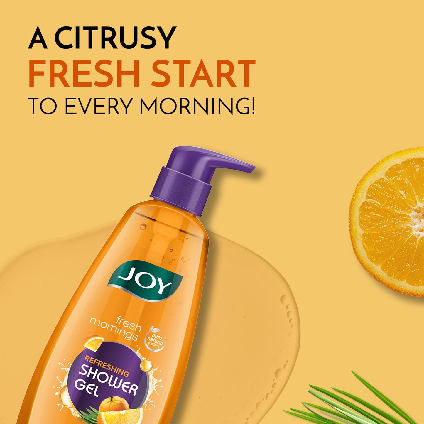 Joy Fresh Morning Refreshing Shower Gel Mandarin & Lemongrass