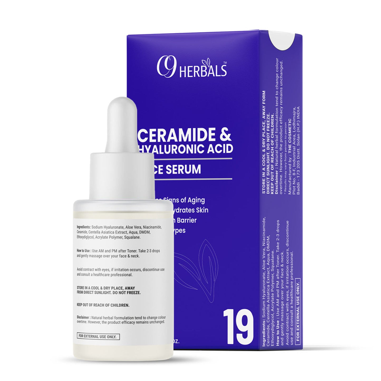 C9 Herbals Ceramide & Hyaluronic Acid Face Serum