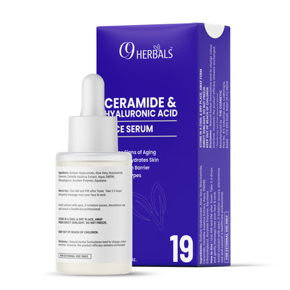 C9 Herbals Ceramide & Hyaluronic Acid Face Serum