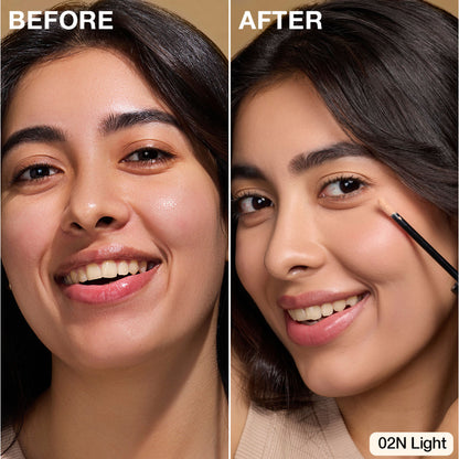 Nykaa Matte To Last Full Coverage Liquid Concealer - 02N Light