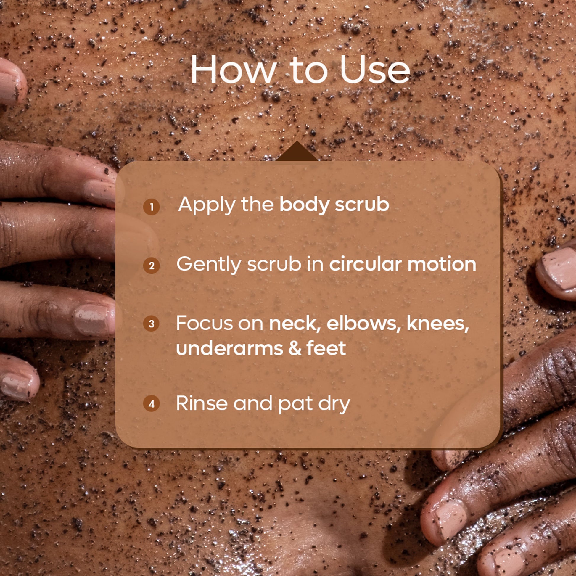 MCaffeine Exfoliating Coffee Body Scrub For Tan Removal & Soft-Smooth Skin - 100% Natural & Vegan