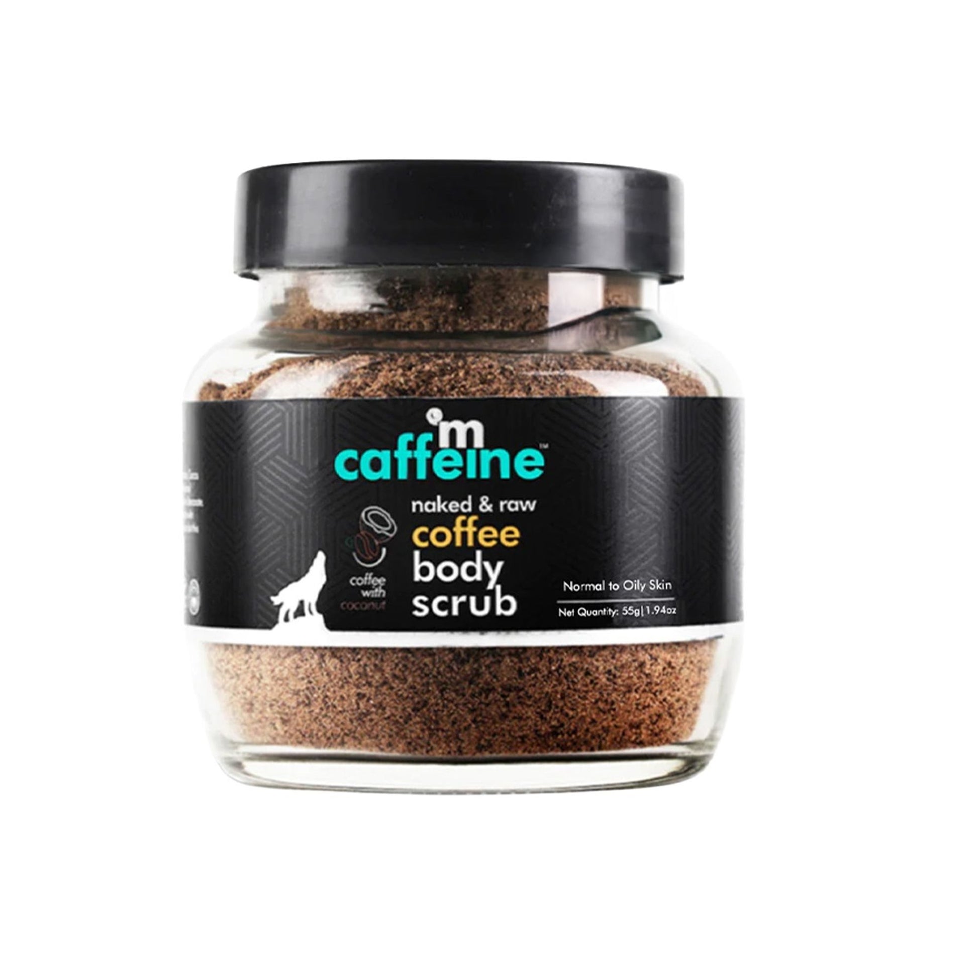 MCaffeine Exfoliating Coffee Body Scrub For Tan Removal & Soft-Smooth Skin - 100% Natural & Vegan
