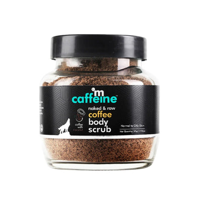 MCaffeine Exfoliating Coffee Body Scrub For Tan Removal & Soft-Smooth Skin - 100% Natural & Vegan