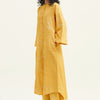 Women's Yellow Cotton Printed Co-ord Set