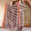 Indyancart VA Women'sFloral Embellished Kurta Paired With Afghani Trousers & Dupatta
