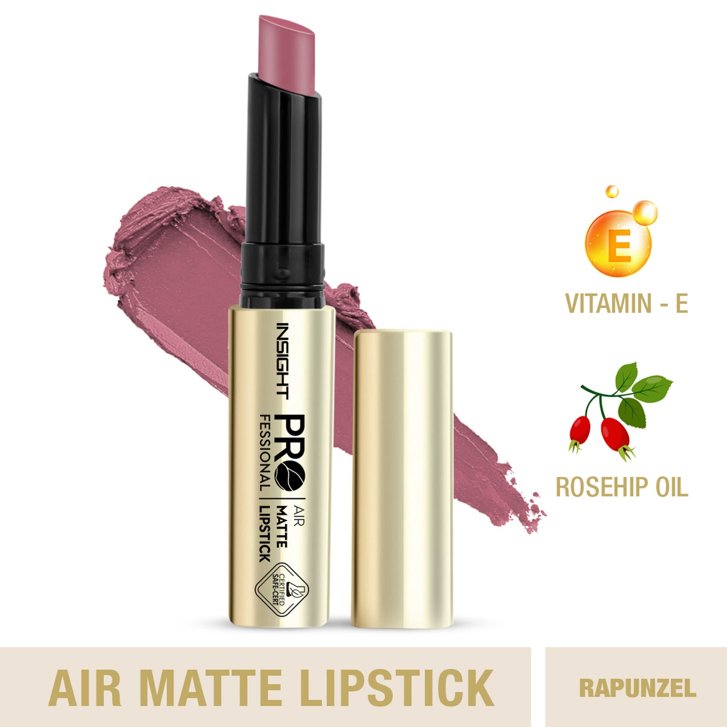 Insight Professional Air Matte Lipstick - Rapunzel