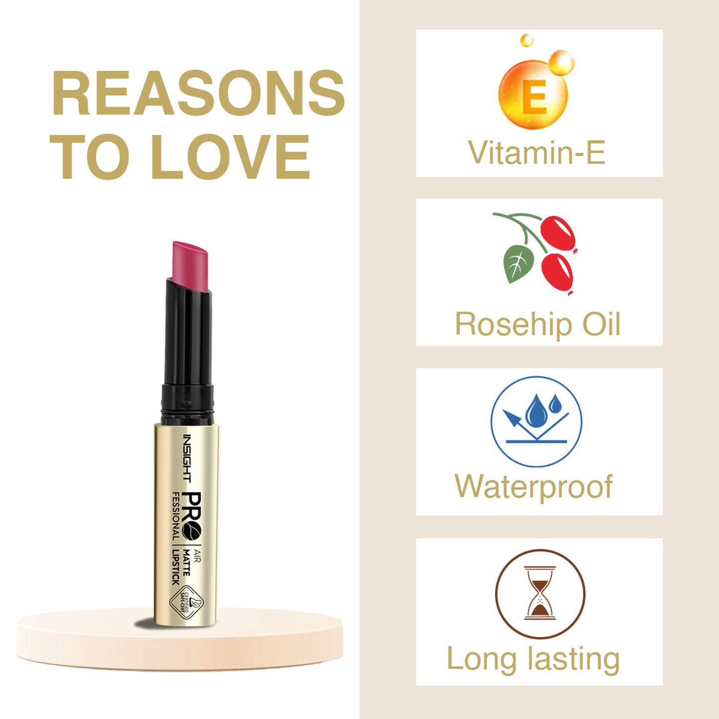Insight Professional Air Matte Lipstick - Jasmine