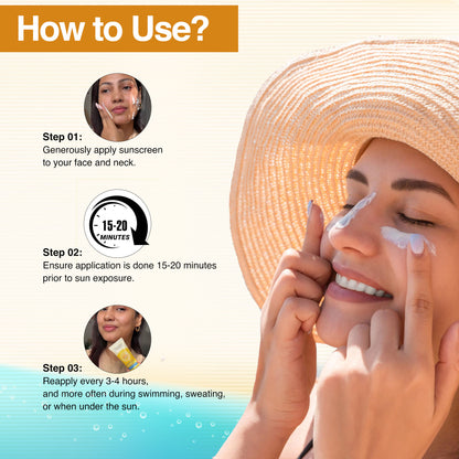Nourish Mantra Ray Rescue Invisible Sunscreen with SPF 50 & Aquaxyl for UV Protection