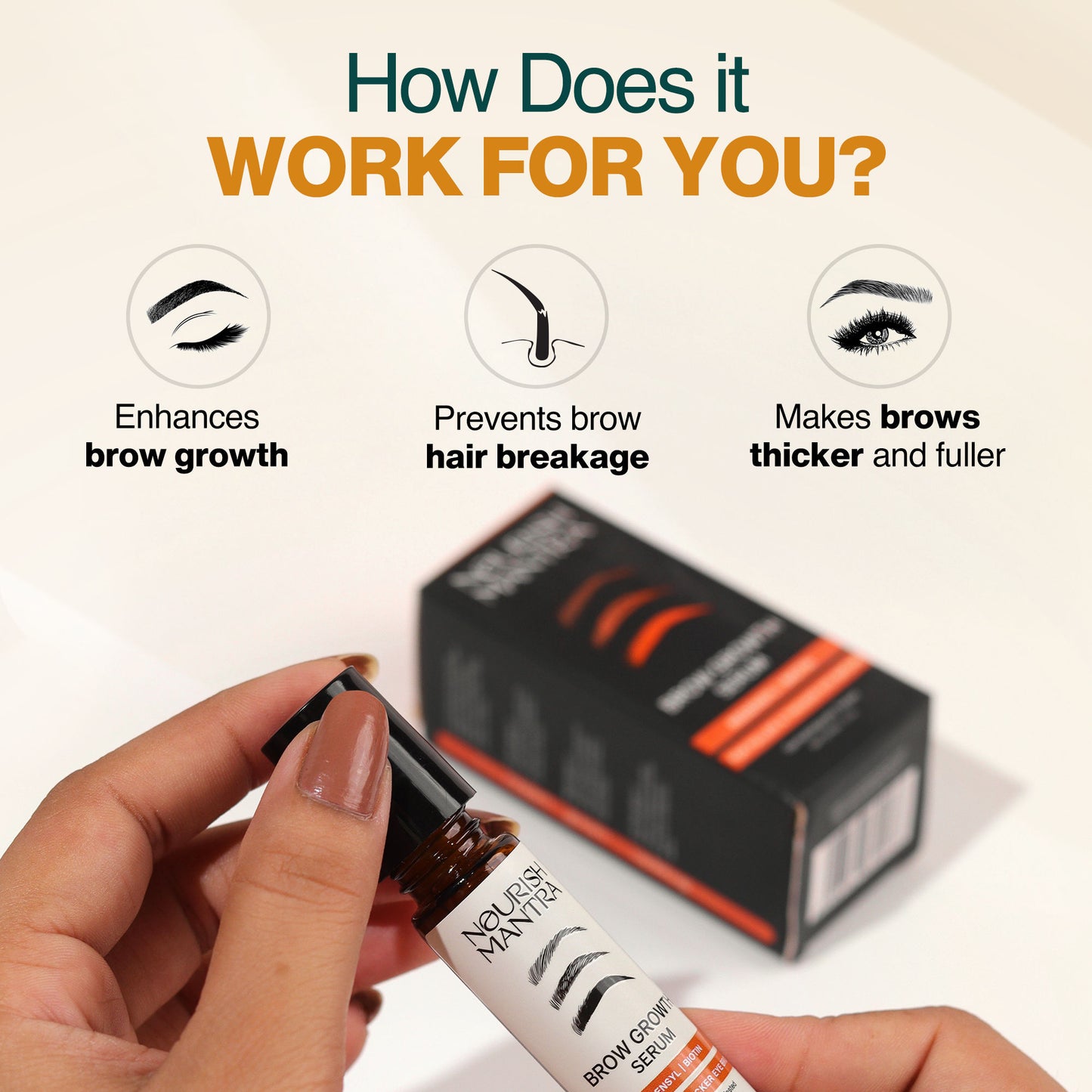 Nourish Mantra’s Brow Growth Serum for Thicker and Fuller Brows
