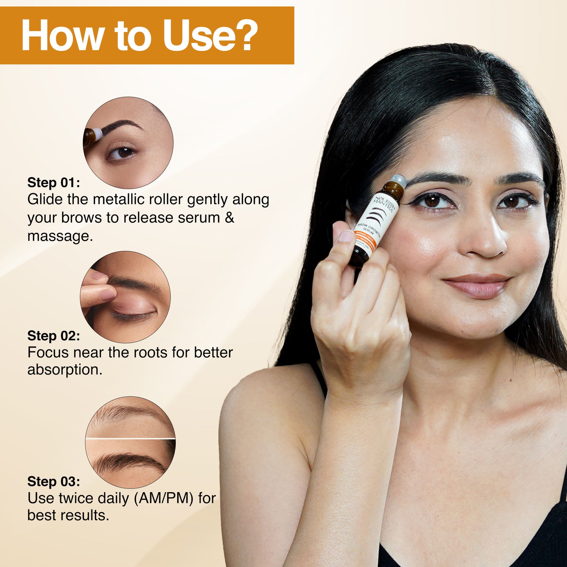 Nourish Mantra’s Brow Growth Serum for Thicker and Fuller Brows